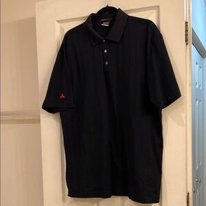 Tiger Woods Collection Men's Black Polo Shirt, Dri-Fit